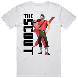 The Scout Team Fortress 2 Video Game Retro Graphic Unisex Cotton White Classic T Shirt