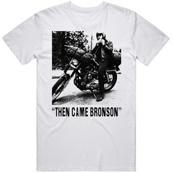 Then Came Bronson Tv Show Retro Graphic Unisex Cotton White Classic T Shirt