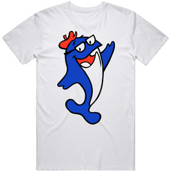 Charlie Starkist Tuna Mascot Retro Graphic Unisex Cotton White Classic T Shirt