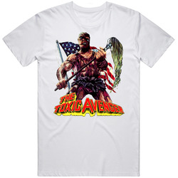 The Toxic Avenger Movie Retro Graphic Unisex Cotton White Classic T Shirt