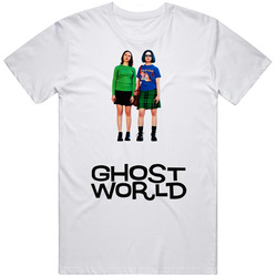 Ghost World Comedy Cult Movie Retro Graphic Unisex Cotton White Classic T Shirt