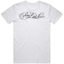 Pretty Little Liars Teen Drama Tv Show Retro Graphic Unisex Cotton White Classic T Shirt