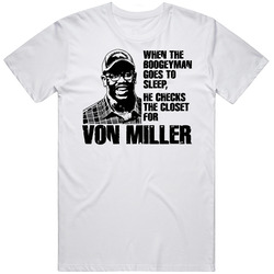 Von Miller Boogeyman Football Retro Graphic Unisex Cotton White Classic T Shirt