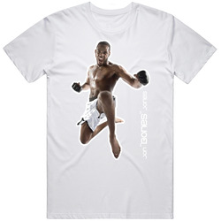 Jon Bones Jones Mma Fighter Johnny Champ Retro Graphic Unisex Cotton White Classic T Shirt