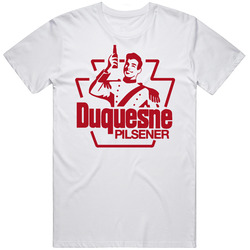 Duquesne Beer Pilsener Retro Graphic Unisex Cotton White Classic T Shirt