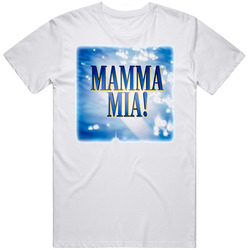 Mama Mia Retro Graphic Unisex Cotton White Classic T Shirt