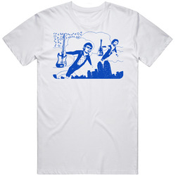 Flight Of The Conchords Music Retro Graphic Unisex Cotton White Classic T Shirt