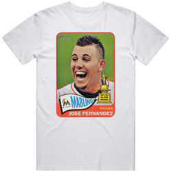 Jose Fernandez All Star Baseball Rookie Rest In Peace Sports Retro Graphic Unisex Cotton White Classic T Shirt