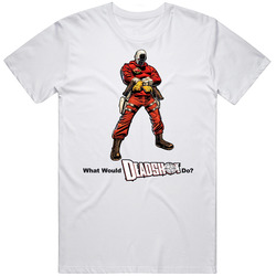 What Would Deadshot Do Superhero Comic Retro Graphic Unisex Cotton White Classic T Shirt