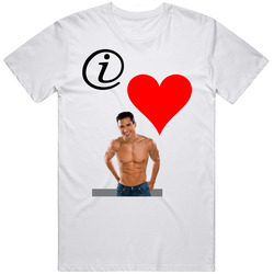 I Love Mario Lopez Retro Graphic Unisex Cotton White Classic T Shirt