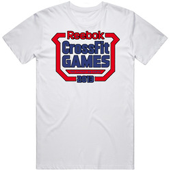 Crossfit Games 2013 Usa Fitness Retro Graphic Unisex Cotton White Classic T Shirt