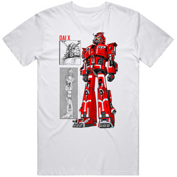 Dai X Anime Brand New Classic White Retro Graphic Unisex Cotton White Classic T Shirt