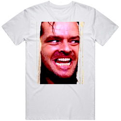 The Shining Jack Retro Graphic Unisex Cotton White Classic T Shirt