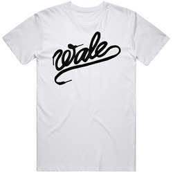 Wale Lace Frontin Hip Hop Rap Retro Graphic Unisex Cotton White Classic T Shirt