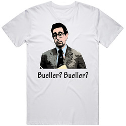 Ben Stein Ferris Buellers Day Off Retro Graphic Unisex Cotton White Classic T Shirt