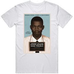 John Lewis Good Trouble Film Movie Retro Graphic Unisex Cotton White Classic T Shirt