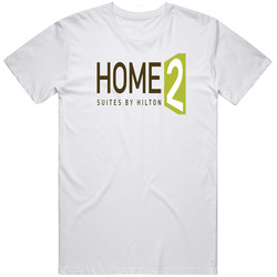 Home2 Suites Accommodation Hotel Logo Cool Gift Retro Graphic Unisex Cotton White Classic T Shirt