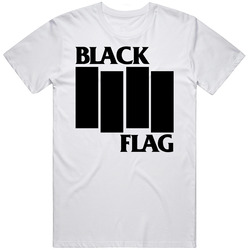 Blackflagmit Retro Graphic Unisex Cotton White Classic T Shirt