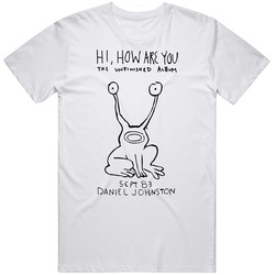 Hi How Retro Graphic Unisex Cotton White Classic T Shirt