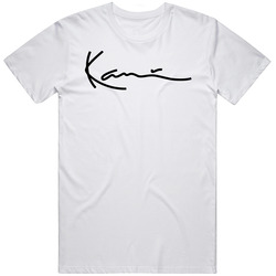 Karl Iwn Retro Graphic Unisex Cotton White Classic T Shirt