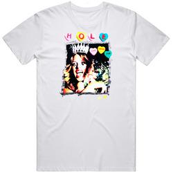 Hole Retro Graphic Unisex Cotton White Classic T Shirt