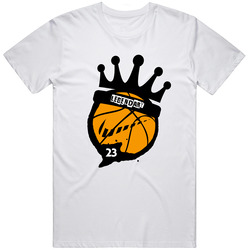 Lebron James Colorway 19 Hard Hat Inspired White Retro Graphic Unisex Cotton White Classic T Shirt