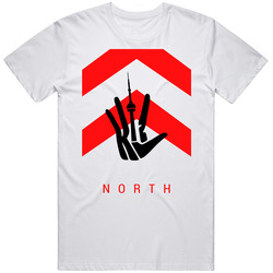 Kawhi Leonard Klaw Logo Hand In The North Basketball Retro Graphic Unisex Cotton White Classic T Shirt