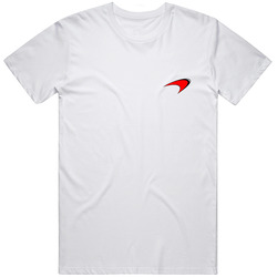 Mclaren Retro Graphic Unisex Cotton White Classic T Shirt