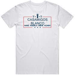 Casamigos Blanco Make America Drink Again Funny Retro Graphic Unisex Cotton White Classic T Shirt
