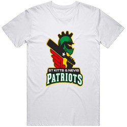 Caribbean Premier League St Kitts & Nevis Patriots Cpl Custom Retro Graphic Unisex Cotton White Classic T Shirt