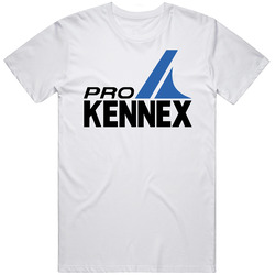 Pro Kennex Tennis Sports Black Pig In Retro Graphic Unisex Cotton White Classic T Shirt