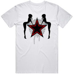 Wwe The Edge Logo Retro Graphic Unisex Cotton White Classic T Shirt