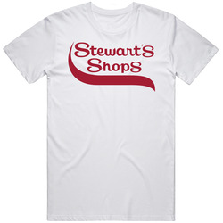 Stewart's Shops Dairy Milk Producer Retro Graphic Unisex Cotton White Classic T Shirt