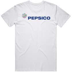 Pepsico Inc Nasdaq Company Logo Employee Fan Retro Graphic Unisex Cotton White Classic T Shirt