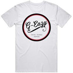 G Eazy T Shirt These Things Happen Xsm-6xl Rock & Roll Rap Tribute Tee Retro Graphic Unisex Cotton White Classic T Shirt