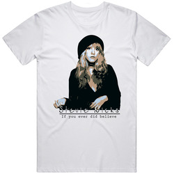 Stevie Nicks Punk Retro Concert Tee Rock Music Standard Xsm-6xl Tee Retro Graphic Unisex Cotton White Classic T Shirt