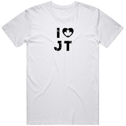 I Love Jt Retro Graphic Unisex Cotton White Classic T Shirt