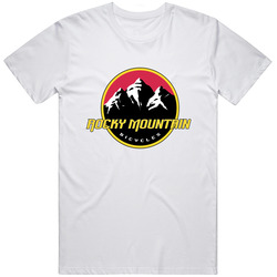 Rocky Mountain Retro Graphic Unisex Cotton White Classic T Shirt
