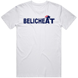 Belicheat Deflate Gate Playoff Football Retro Graphic Unisex Cotton White Classic T Shirt