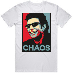 Chaos T-shirt Movie Jurassic Park Ian Malcolm Tee Retro Graphic Unisex Cotton White Classic T Shirt