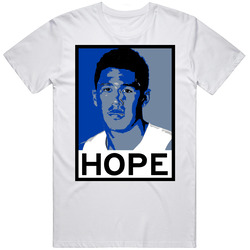 Devin Booker Hope Poster Parody Phoenix Basketball Draft 2015 Sports Retro Graphic Unisex Cotton White Classic T Shirt