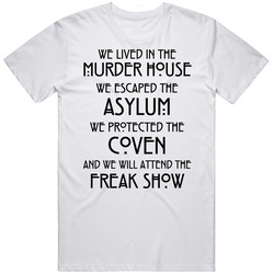 Monster House Men's White Retro Graphic Unisex Cotton White Classic T Shirt