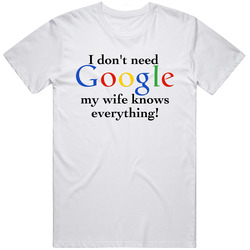 Husband & Wife Funny White Retro Graphic Unisex Cotton White Classic T Shirt