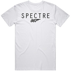 Spectre 007 Retro Graphic Unisex Cotton White Classic T Shirt
