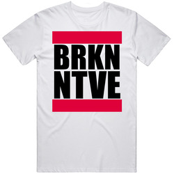 Brkn Ntve Israel Adesanya Broken Native Fighter Chest Tattoo Fan Retro Graphic Unisex Cotton White Classic T Shirt