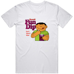 Lik-m-aid Fun Dip Retro Graphic Unisex Cotton White Classic T Shirt