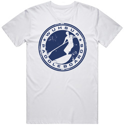 Wuhsup Sup Stand Up Paddleboard Retro Graphic Unisex Cotton White Classic T Shirt