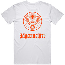 Jagerwhite Retro Graphic Unisex Cotton White Classic T Shirt