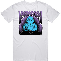 Lagwa Retro Graphic Unisex Cotton White Classic T Shirt