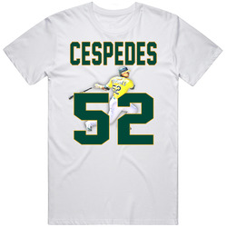 Cespededs Retro Graphic Unisex Cotton White Classic T Shirt